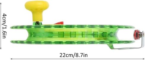 Dilwe Fishing Line Reel, ABS Multifunction Sea Fishing Wheel Hand Wire Wrapping Fly Line Fishing Reel Accessory in Kuwait