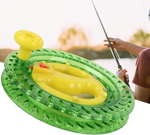 Dilwe Fishing Line Reel, ABS Multifunction Sea Fishing Wheel Hand Wire Wrapping Fly Line Fishing Reel Accessory in Kuwait