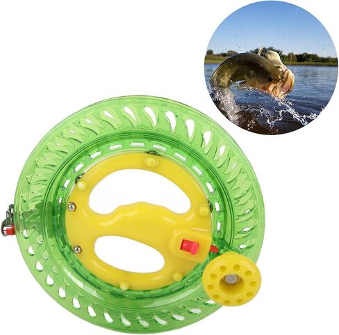 Dilwe Fishing Line Reel, ABS Multifunction Sea Fishing Wheel Hand Wire Wrapping Fly Line Fishing Reel Accessory in Kuwait