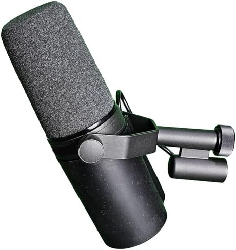 Mic Cover for Shure SM7B & SM7dB – Durable Rubber Cover for Podcast, Streaming & Vocal Mics – Clean Look & Secure Fit (White) in Saudi Arabia