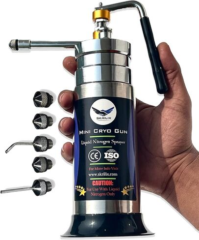 Mini Liquid Nitrogen Cryotherapy Sprayer Instrument 350ML Spray Tank in Saudi Arabia