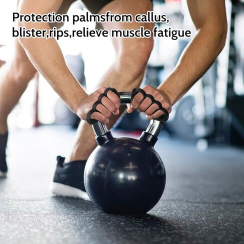 قبضة تجريب مضادة للانزلاق: صالة الألعاب الرياضية المطاطية الجديدة تقبض على قفازات حماية النخيل لرفع الأثقال ، الدمبل ، deadlift ، وسادة البار ، تسحب المقابض ، التدريب على الصالة الرياضية وممارسة الرياضة للنساء in Kuwait