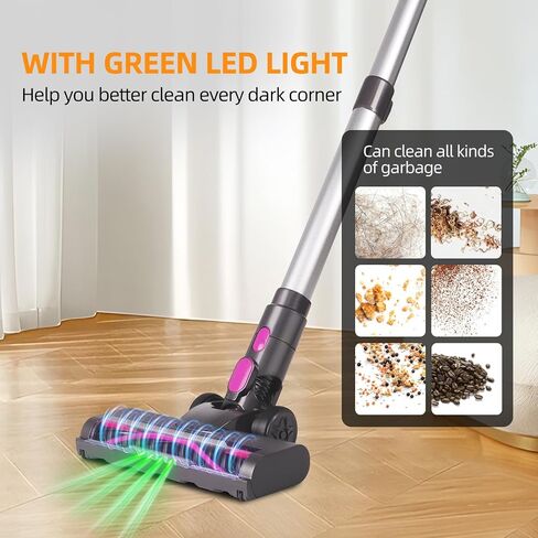 Cordless Vacuum Cleaner, 400W 30KPA Power, Self-Standing Design, Stick Vacuum with Charging Dock and Removable Battery, Ideal for Home Use, Perfect for Pet Hair, Carpets, and Hardwood Floors in Saudi Arabia
