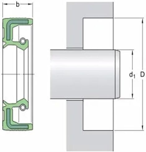 1pcs TC 95X140X12 TC 95X140X13 Skeleton Oil Seal 95 * 140 * 12 95 * 140 * 13 Seals Seals Radial Shaft Seals(TC 95X140X13 NBR) in Saudi Arabia