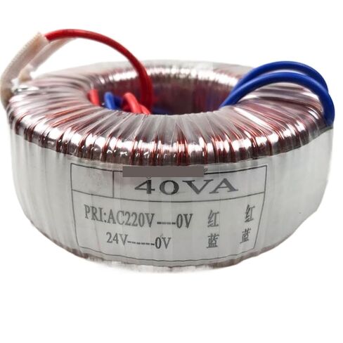 1PCS 40W 40VA INPUT 220V OUTPUT 24V محول حلقة محول أحادي الطور منخفض الطور in Kuwait