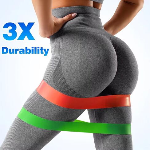 Resistance Bands Set with Carry Bag – 5 Strength Levels Exercise Loop Bands for Women & Men, Booty Bands for Legs & Glutes, Workout Bands for Home Gym, Yoga, Pilates & Physical Therapy in Saudi Arabia