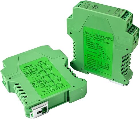 mnexqml 1pcs عزل الإشارات العزل التيار التيار الإرسال 4-20ma إلى 0-10 فولت إشارة توزيع إشارة العزل التناظرية 420ma (2in4out ، الإخراج 4-20MA_INPUT 1-5V_AC220V) in Saudi Arabia