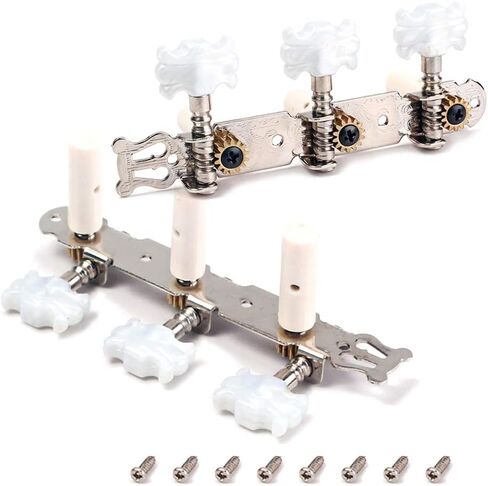 Alnicov Guitar 3L 3R Machine Heads Tuning Pegs Tuning Keys Tuners For Classical Guitar With Screws in Saudi Arabia