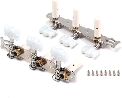 Alnicov Guitar 3L 3R Machine Heads Tuning Pegs Tuning Keys Tuners For Classical Guitar With Screws in Saudi Arabia