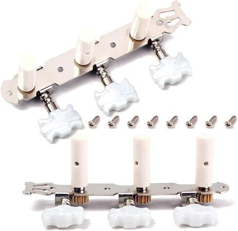 Alnicov Guitar 3L 3R Machine Heads Tuning Pegs Tuning Keys Tuners For Classical Guitar With Screws in Saudi Arabia