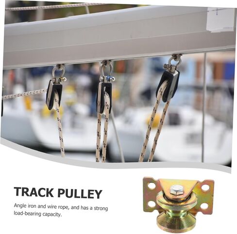 PRETYZOOM 2pcs Rope Wheels Mini Pulley Walls Track Gym Silent Pulley Wheel Small Pulley Duty Hanging Painted Mute Wheel Rollers Pulley Wheel for Steel Garage Rope Pulleys Swivel Pulley Iron in Saudi Arabia