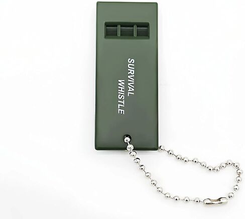 Tri-Frequency Survival Sports Whistle - 120dB Loud Emergency Safety Whistle for Outdoor Sports, Hiking, Camping, Referee, Coaching, Storm Warning, Earthquake Survival Gear in Saudi Arabia