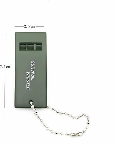 Tri-Frequency Survival Sports Whistle - 120dB Loud Emergency Safety Whistle for Outdoor Sports, Hiking, Camping, Referee, Coaching, Storm Warning, Earthquake Survival Gear in Saudi Arabia