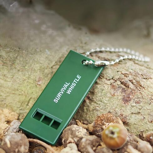 Tri-Frequency Survival Sports Whistle - 120dB Loud Emergency Safety Whistle for Outdoor Sports, Hiking, Camping, Referee, Coaching, Storm Warning, Earthquake Survival Gear in Saudi Arabia