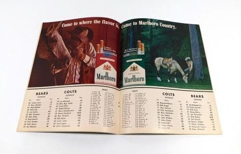 1966 Baltimore Colts في Chicago Bears NFL Football Program 10-9-66-برامج اتحاد كرة القدم الأميركي in Saudi Arabia