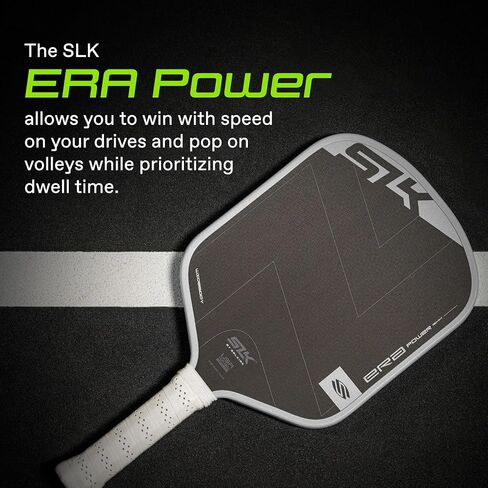 SLK by Selkirk ERA Power Pickleball Paddle | Raw Carbon + Fiberglass Face for Power & Spin | Engineered with Dynamic Fusion Core | Designed for Aggressive Players in Kuwait