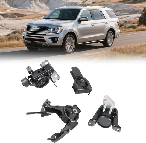 مجموعة 4pcs محرك Trans Mount مجموعة لتويوتا Corolla Matrix Pontiac Vibe 1.8L MT 2003-2008 A4218 A4219 A4221 A4230 Direct Fit Computer تم اختبار 12 شهرًا تم اختبارها لمدة 12 شهرًا in Saudi Arabia