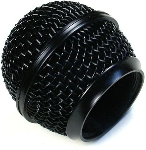2 Pack SM58 Microphone Grille Replacement Compatible with Shure Beta 58a SM58 BLX2 PGX2 Wireless and Wired Vocal Microphones Head Cover, Black in Saudi Arabia