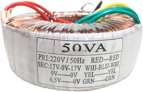 1PCS 50W 50VA INPUT 220V OUTPUT 17V-0-17V 9V in Saudi Arabia