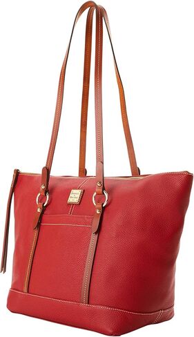 Dooney & Bourke Handbags for Women, Pebble Grain Leather Tote Bag with Zipper & Compartments in Kuwait