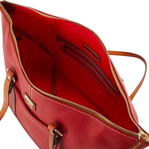 Dooney & Bourke Handbags for Women, Pebble Grain Leather Tote Bag with Zipper & Compartments in Kuwait