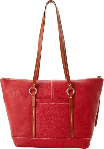 Dooney & Bourke Handbags for Women, Pebble Grain Leather Tote Bag with Zipper & Compartments in Kuwait