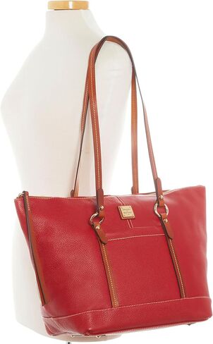 Dooney & Bourke Handbags for Women, Pebble Grain Leather Tote Bag with Zipper & Compartments in Kuwait