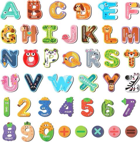 Magnetic Letters, 26 Animal Alphabet ABC Magnets for Fridge Toddlers Kids in Saudi Arabia