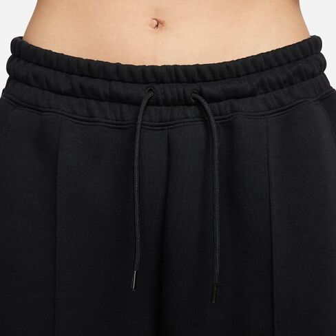 Nike Sportswear Tech Fleece Women Women's Mid-Rise Joggers FB8330-010 (BL) ، حجم 2XL أسود/أسود in Saudi Arabia