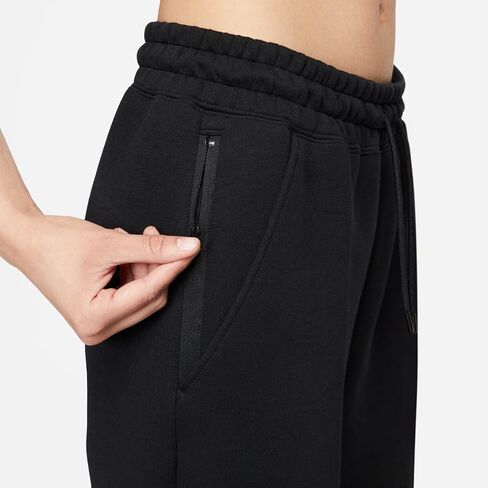 Nike Sportswear Tech Fleece Women Women's Mid-Rise Joggers FB8330-010 (BL) ، حجم 2XL أسود/أسود in Saudi Arabia