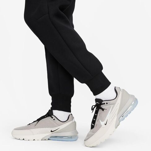 Nike Sportswear Tech Fleece Women Women's Mid-Rise Joggers FB8330-010 (BL) ، حجم 2XL أسود/أسود in Saudi Arabia