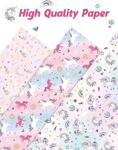 WERNNSAI Dinosaur Christmas Wrapping Paper 10 SHEETS Pink Christmas Flat Dinosaur Wrapping Paper Christmas Gift Wrap Fold Christmas Paper Holiday Girls Birthday Wrapping Paper in Saudi Arabia