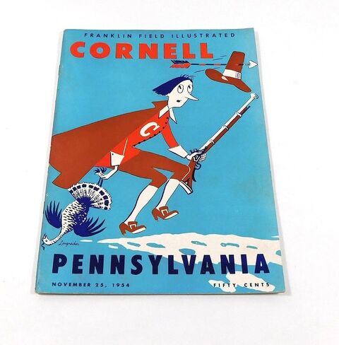 1954 Cornell vs Pennsylvania Vintage College Football Program 11/25/54 - برامج الكلية in Saudi Arabia