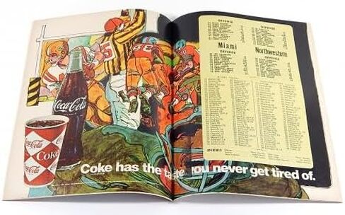 1968 Northwestern في Miami Florida College Football Program 9/20/68 - برامج الكلية in Saudi Arabia