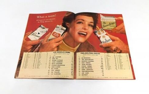 1959 Philadelphia Eagles في برنامج Los Angeles Rams NFL لكرة القدم 9-19-59-برامج اتحاد كرة القدم الأميركي in Saudi Arabia