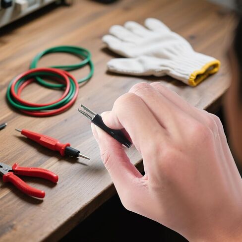 10 PCS Micro Clips مع غطاء عزل وقائي ، مقاطع التمساح متعددة المتقلب أسود مشبك اختبارات كهربائية ناعمة أسود للاختبار الكهربائي ، اتصال الدائرة ، (28 × 35 مم) in Kuwait