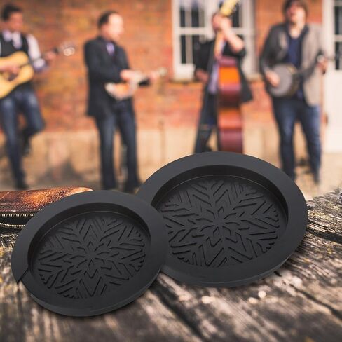 Acoustic Guitar Soundhole Cover 38 39 Black Guitar Mute Soundhole Cover Guitar Soundhole Cover Guitar Feedback Eliminator for Acoustic Classic Guitar in Saudi Arabia