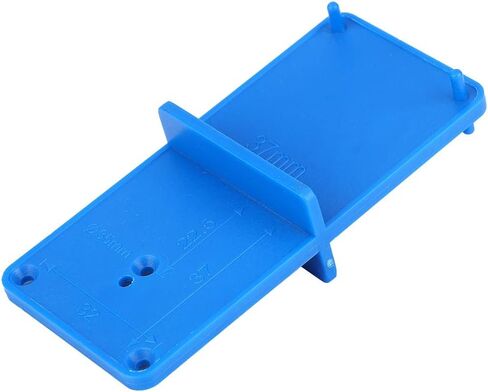 Generic 2 Hinge Hole Opener, 2pcs Drilling Locator for Door Cabinet Assemble, Perfectly Locate The Holes for Hinges and Drawer Guides Template, Unique Design and Punch Effect, Ideal for in Saudi Arabia