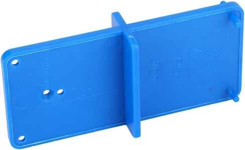 Generic 2 Hinge Hole Opener, 2pcs Drilling Locator for Door Cabinet Assemble, Perfectly Locate The Holes for Hinges and Drawer Guides Template, Unique Design and Punch Effect, Ideal for in Saudi Arabia