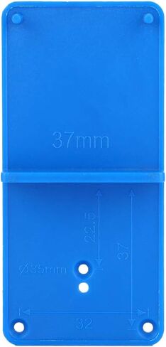 Generic 2 Hinge Hole Opener, 2pcs Drilling Locator for Door Cabinet Assemble, Perfectly Locate The Holes for Hinges and Drawer Guides Template, Unique Design and Punch Effect, Ideal for in Saudi Arabia