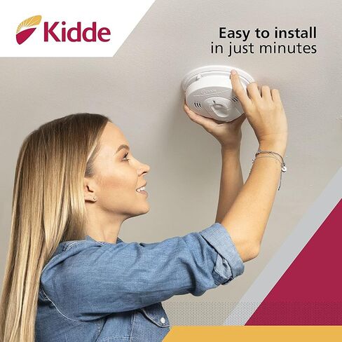 Kidde Hardwired Smoke & Carbon Monoxide Detector, Battery Backup, Interconnectable, LED Warning Light Indicators in Saudi Arabia