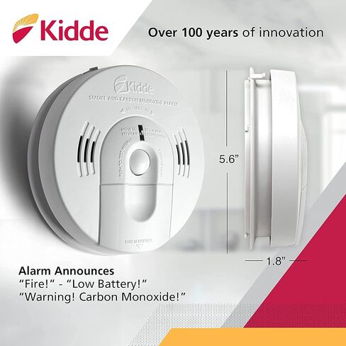Kidde Hardwired Smoke & Carbon Monoxide Detector, Battery Backup, Interconnectable, LED Warning Light Indicators in Saudi Arabia