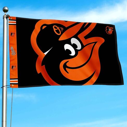 WinCraft Baltimore Orioles Printed Header Flag 3x5 Banner in Saudi Arabia
