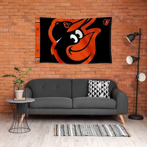WinCraft Baltimore Orioles Printed Header Flag 3x5 Banner in Saudi Arabia