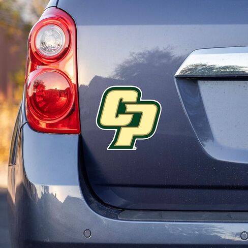 Rico Industries NCAA Cal Poly Mustangs 5" x 7" Vinyl Die-Cut Decal - Car/Truck/Home Accessory in Saudi Arabia