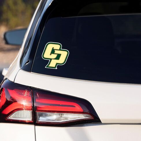 Rico Industries NCAA Cal Poly Mustangs 5" x 7" Vinyl Die-Cut Decal - Car/Truck/Home Accessory in Saudi Arabia