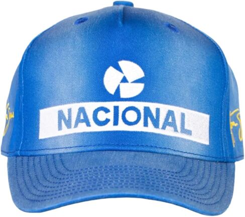 Ayrton Senna F1 Nacional Vintage Wash Baseball Hat Blue in Saudi Arabia
