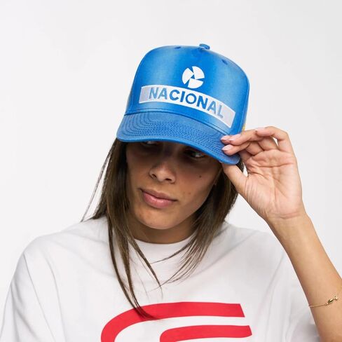 Ayrton Senna F1 Nacional Vintage Wash Baseball Hat Blue in Saudi Arabia