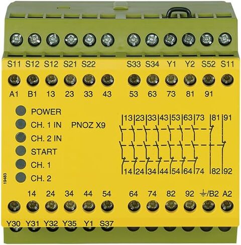 PNOZ X9 24VAC 774609 تتابع السلامة مختومة في صندوق 1 سنة ضمان in Saudi Arabia