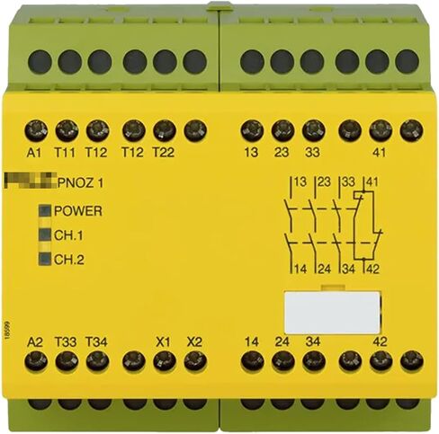 PNOZ 1 24VAC 775600 Safety Relay Sealed in Box 1 Year Warranty in Saudi Arabia